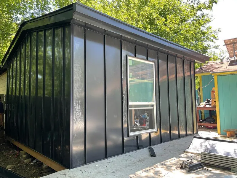 Black standing seam metal wall panels for Roof Inspection in Ocean Shores